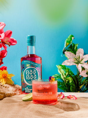Hibiscus Alcoholic Beverage, Flavoured Spiced Rum, Craft Spiced Rum, Best Rum in UK